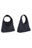 KADIN HOBO BAG OMUZ ÇANTASI DESENLİ SÜET KOT ÇANTA KAHVERENGİ
