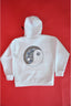 Boyanabilir Sweatshirt Hoodie Mandala Yin Yang Baskılı Oversize Unisex Kapşonlu