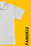 Pamuklu Unisex Çocuk Polo Yaka Kısa Kol Okul T-shirt