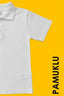 2li Pamuklu Unisex Çocuk Polo Yaka Kısa Kol Okul T-shirt